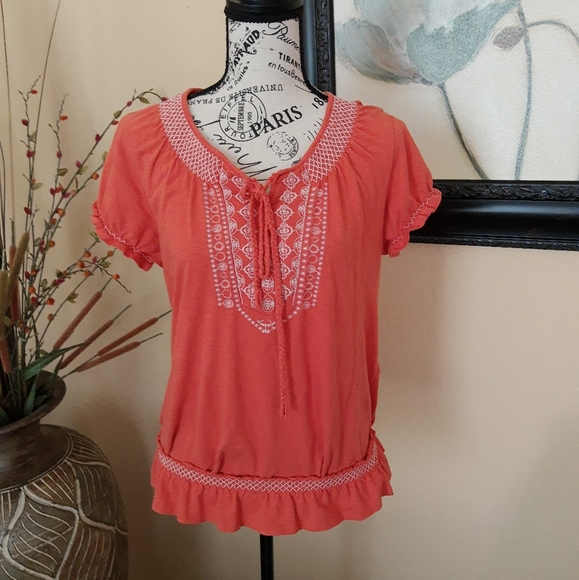 Style & Co. Tops - Cute peasant top by Style and Co.